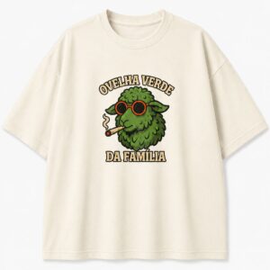 CAMISETA OVERSIZED - USEGREEN MALHA DE ALGODÃO 02